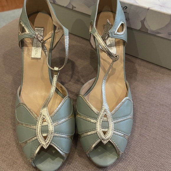 BHLDN Shoes - Mimosa t-strap heels- BHLDN
